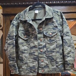 Camo Jean Jacket